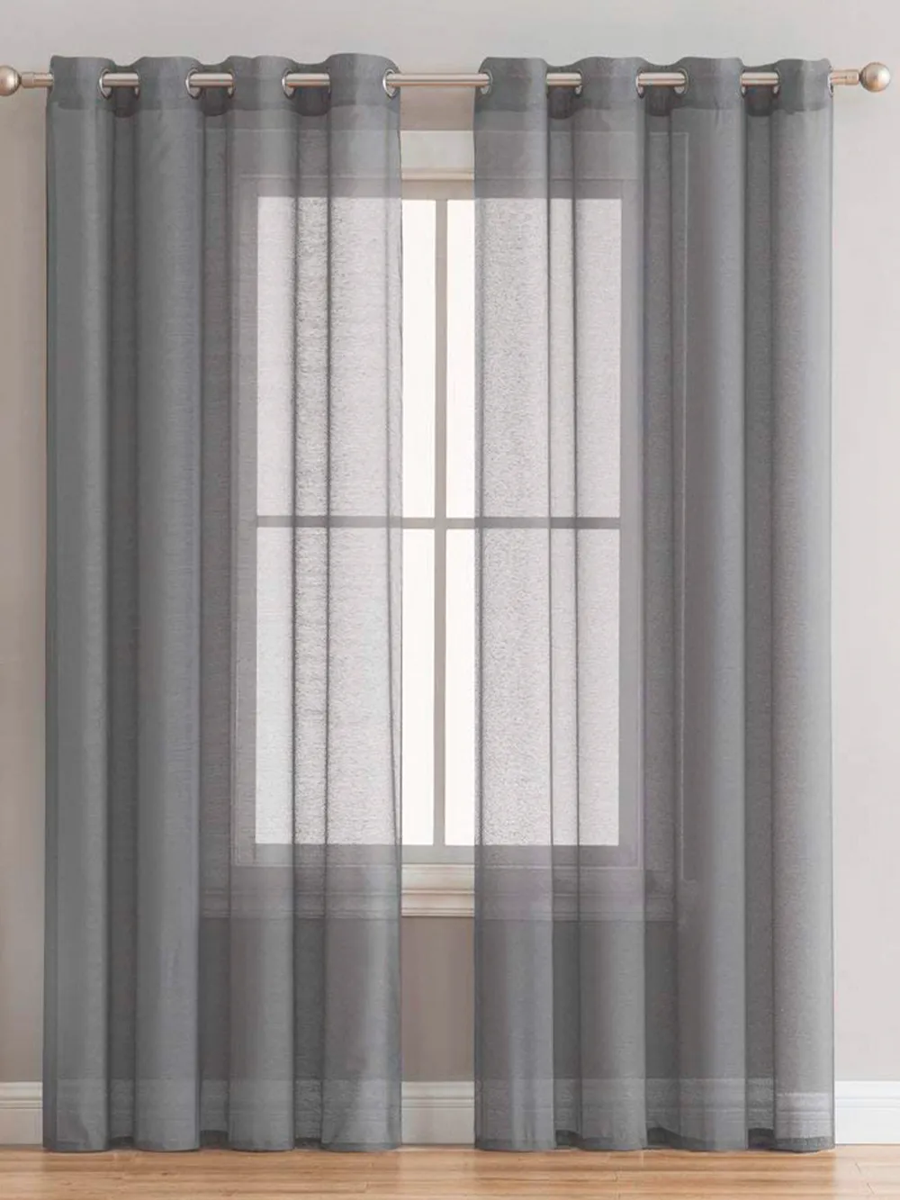 Κουρτίνα Με Τρουκς 140x260 BELE GREY