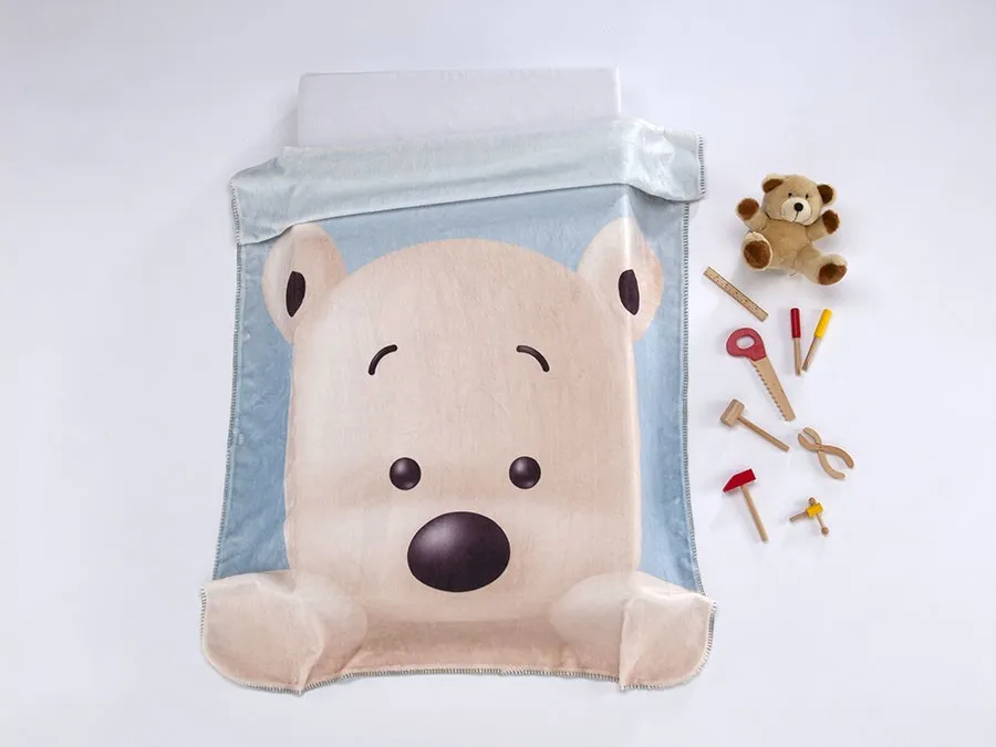 Κουβέρτα Lumpy 100X140cm Μεγάλος Αρκούδος MORA