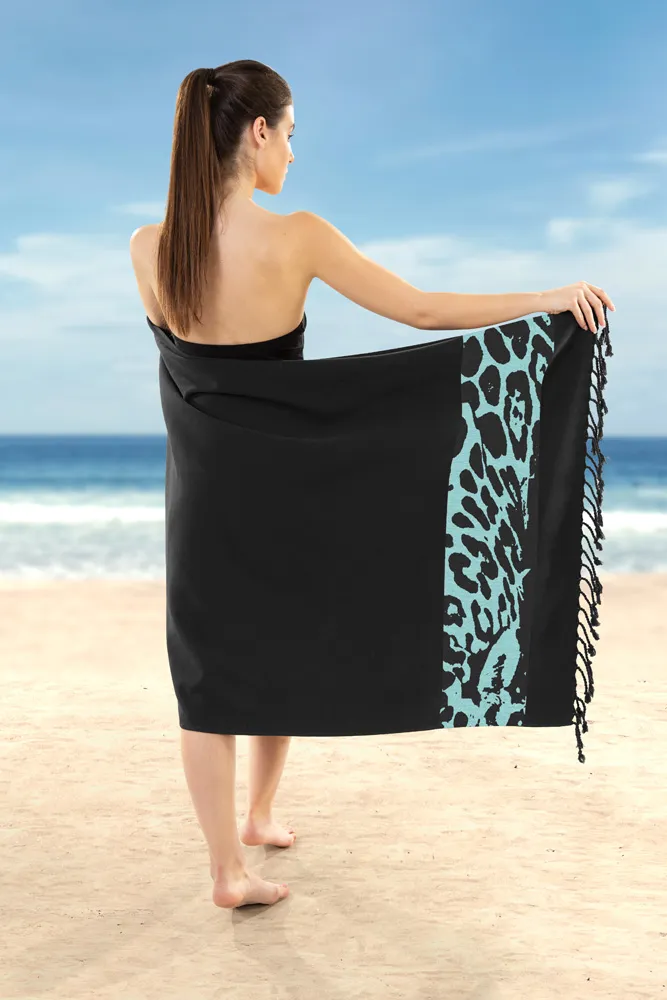 Πετσέτα Θαλάσσης - Παρεό Pestemal 24 Black 