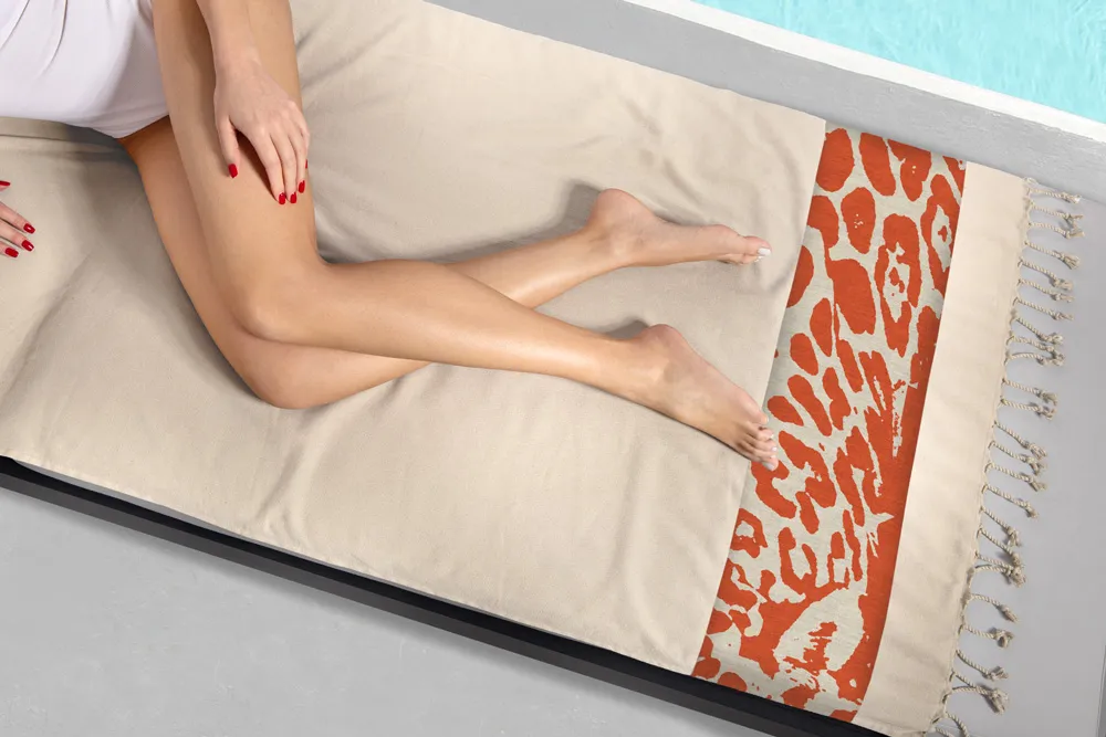 Πετσέτα Θαλάσσης - Παρεό Pestemal 24 Beige 