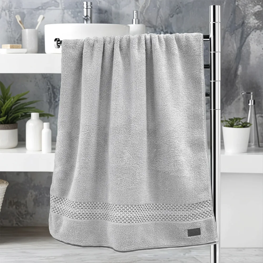 LINO Πετσέτα Σώματος (70x140) Igalo Ασημί
