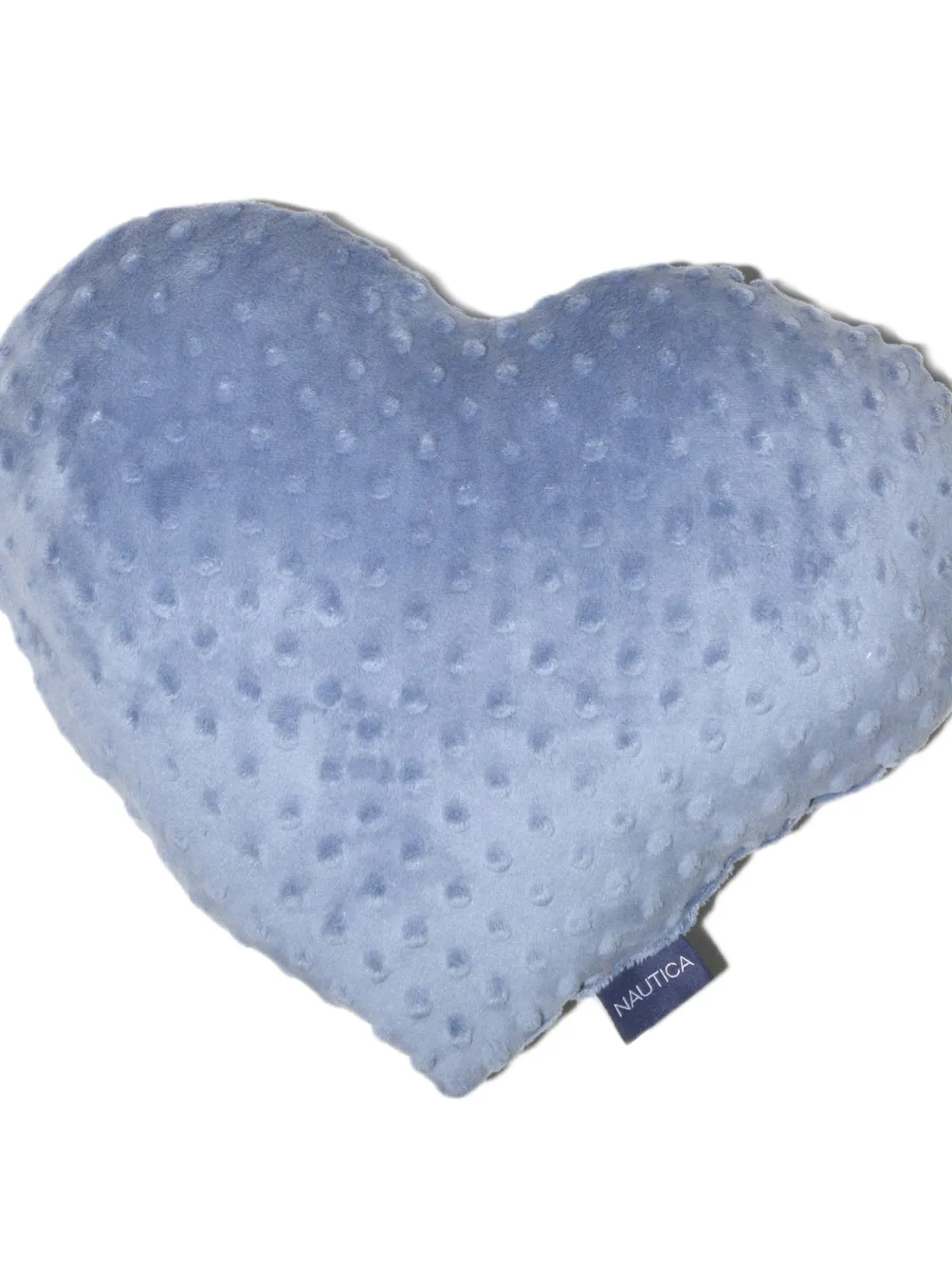 Διακοσμητικό Μαξιλάρι Βελουτέ Καρδιά Ανάγλυφο Design 957 Μπλε