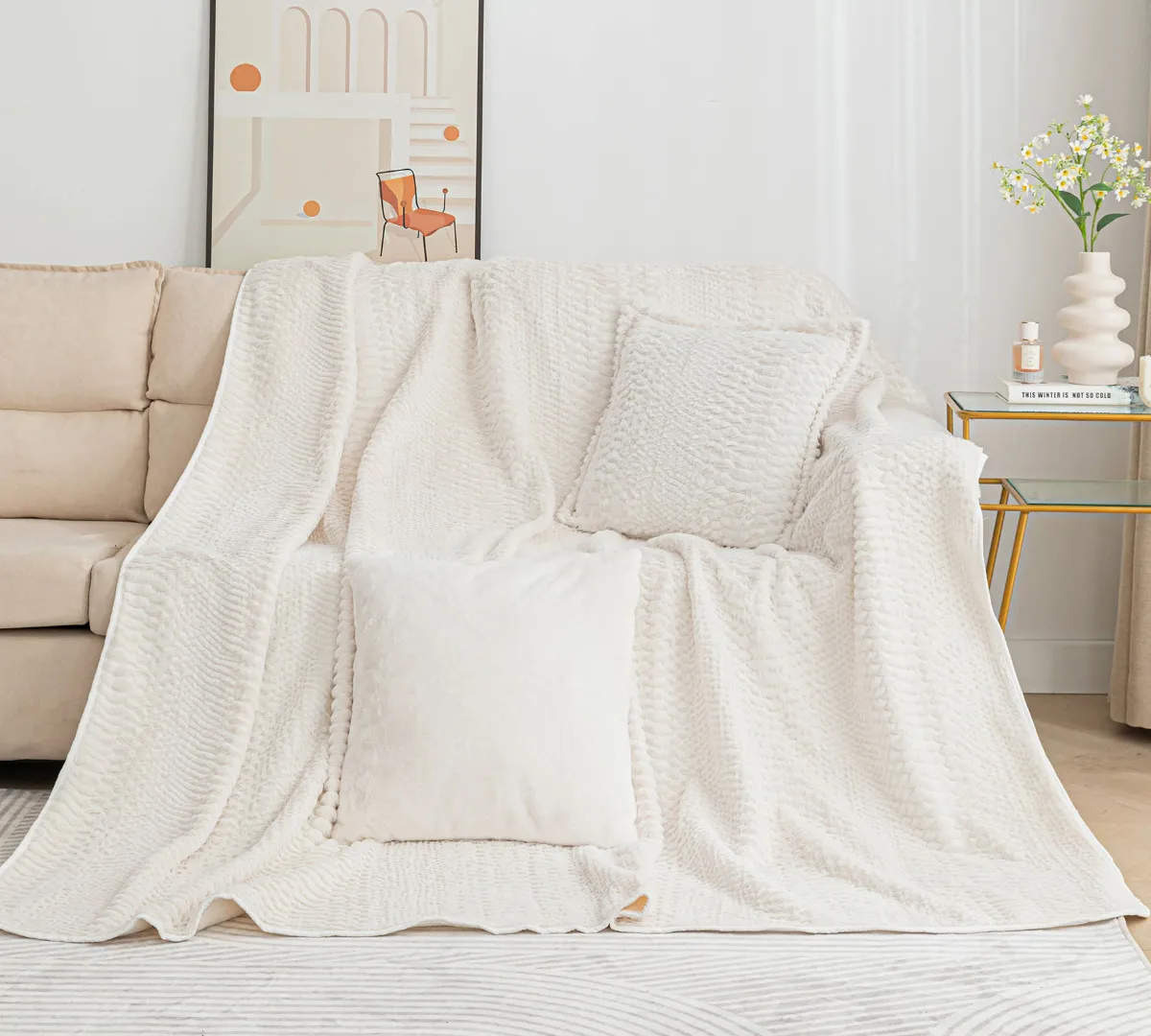 ΡΙΧΤΑΡΙΑ NX201 (180cm x 180cm) IVORY