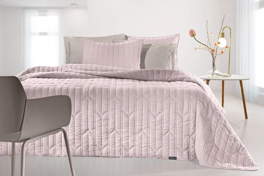 Σετ 2τμχ Κουβερλί Aurora Sepia 