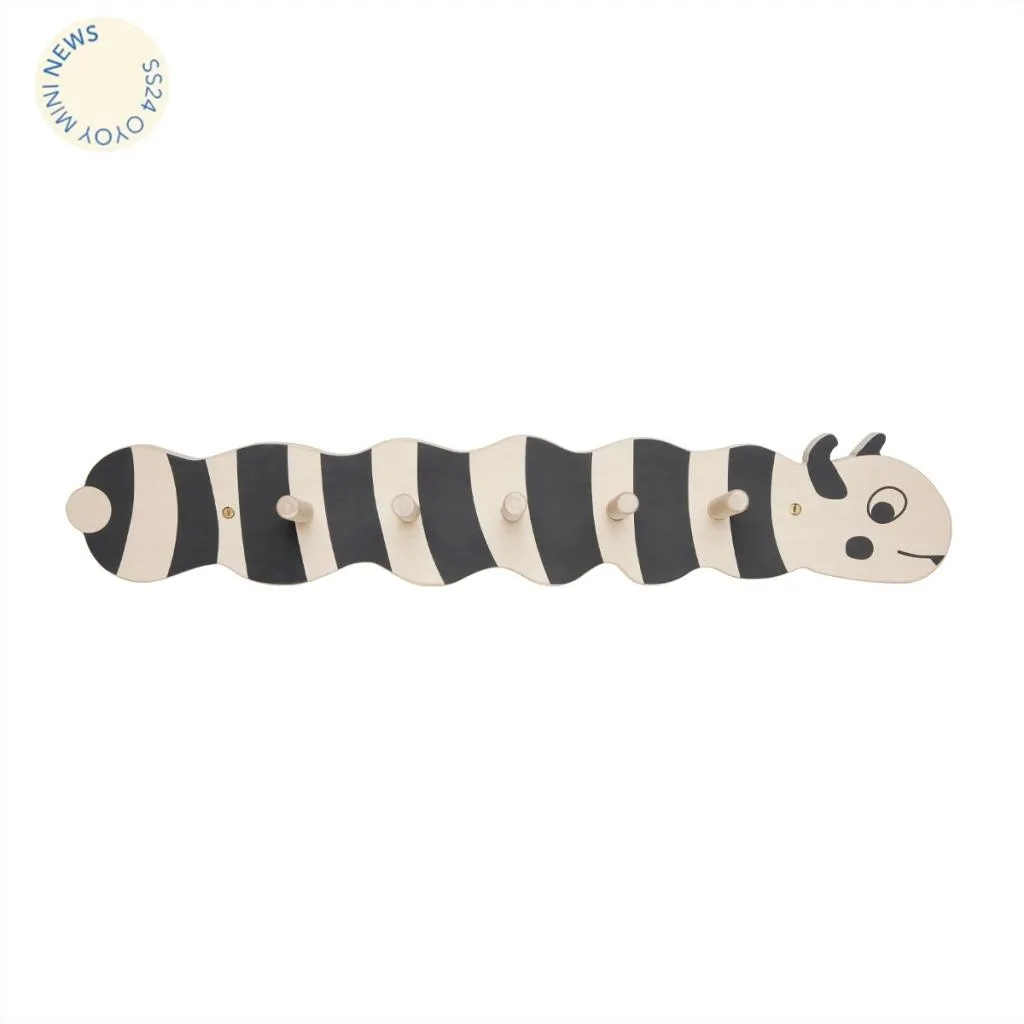 Ξύλινη Κρεμάστρα Κάμπια Larva - ΟΥΟΥ