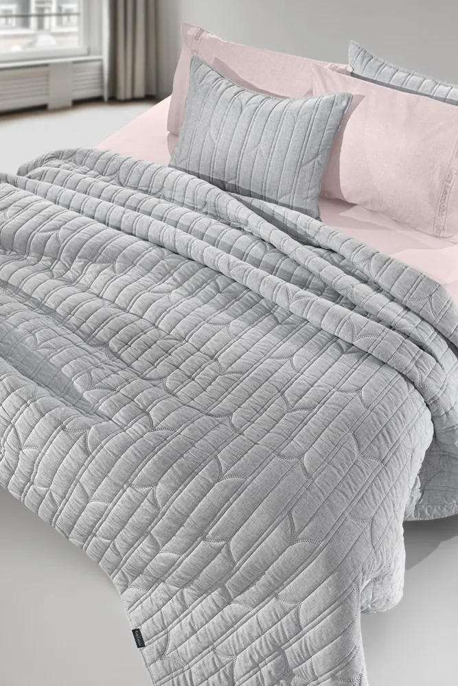 Σετ 2τμχ Κουβερλί Aurora Grey 