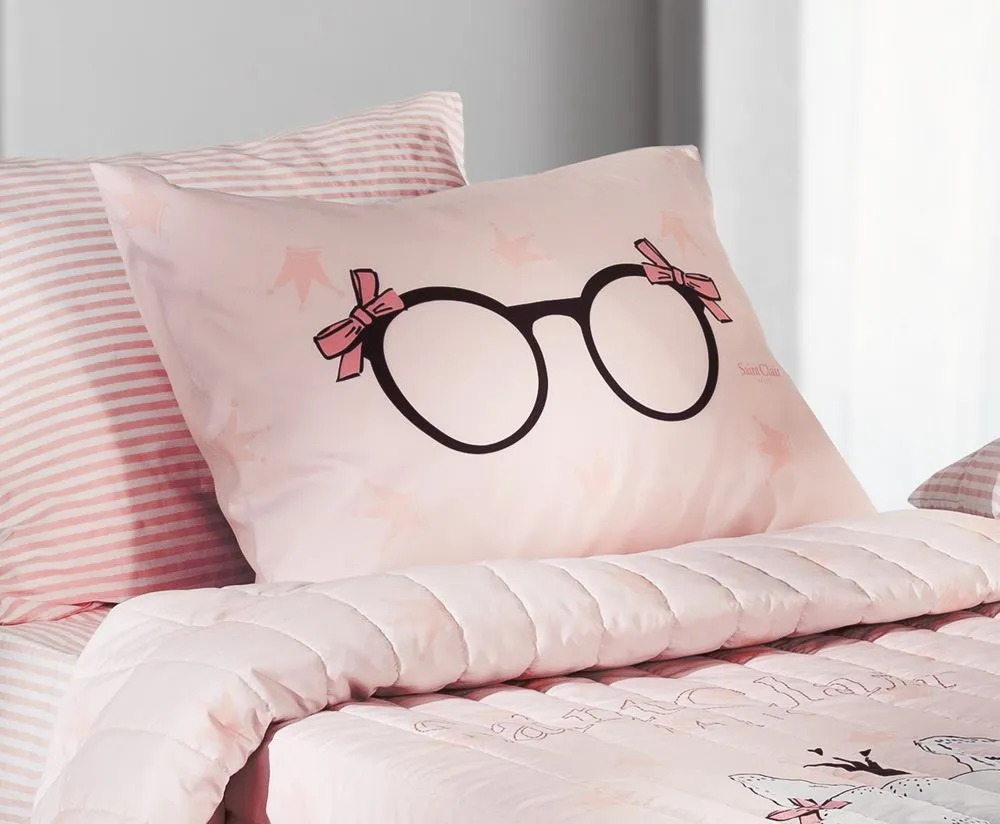 Διακοσμητική Μαξιλαροθήκη Rosie Pinky 50x70