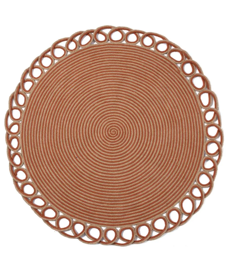 Χαλί γιούτα 1911 (200cm) rust