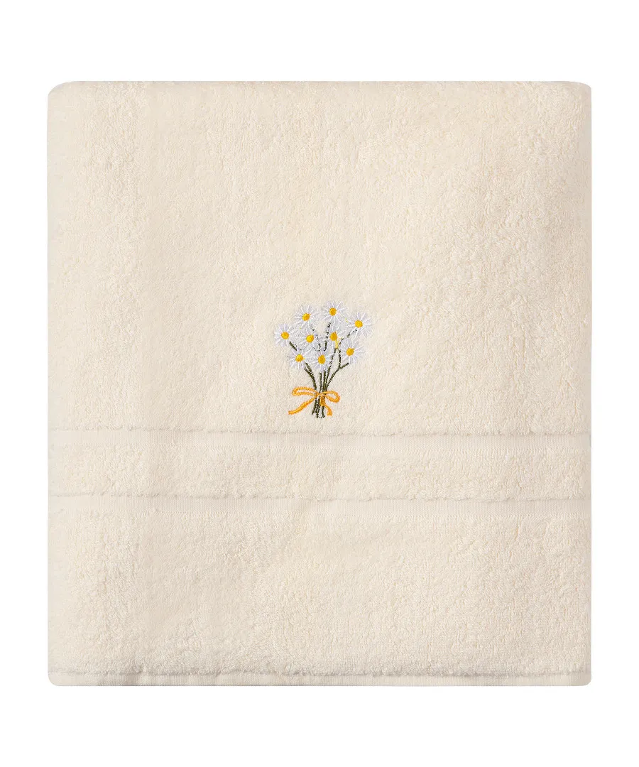 Πετσέτα Σώματος ( 100cm x 150cm ) Ivory Χαμομήλι