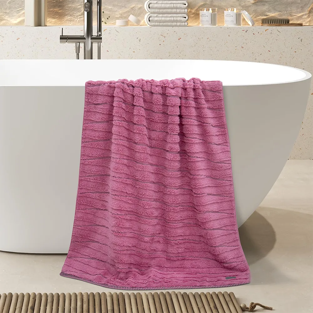 LINO Πετσέτα Σώματος (80x150) Loomline Κοραλί