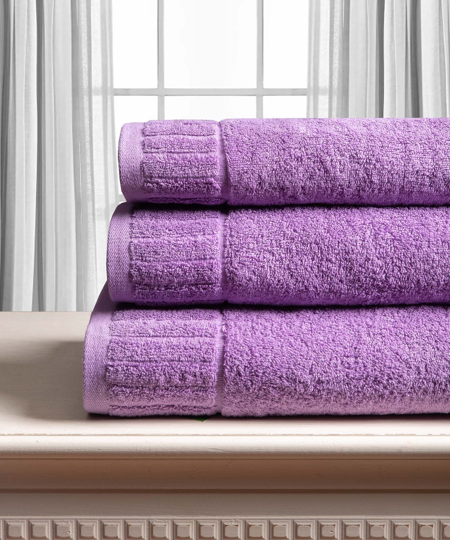 Βαμβακερή πετσέτα ΜΕΛΩΔΙΑ 600gsm (75cm x 150cm) lila