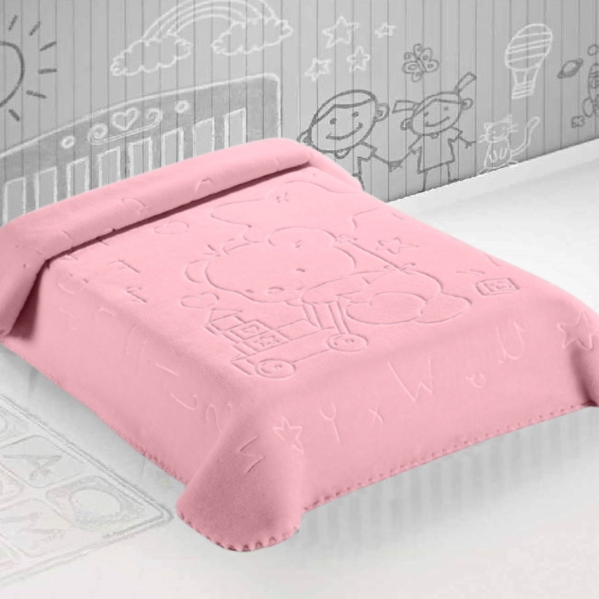 ΚΟΥΒΕΡΤΑ ΙΣΠΑΝΙΑΣ ΚΟΥΝΙΑΣ 110X140 BELPLA STER 521 PINK