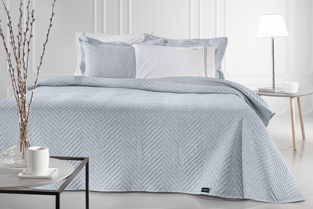 Σετ 2τμχ Κουβερλί Hamptons Blue 