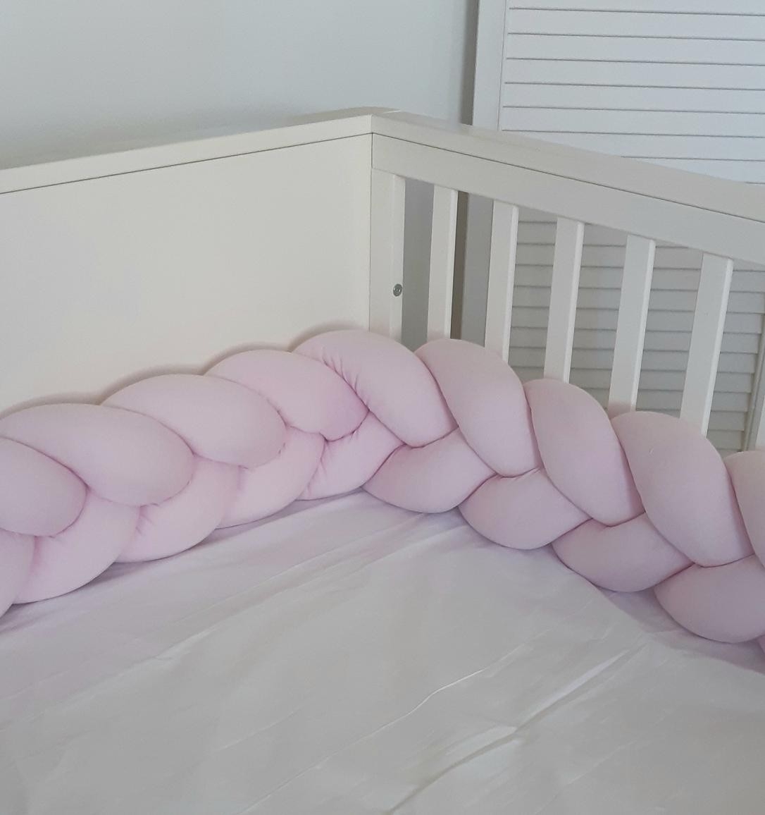 Πλεξούδα τριπλή βαμβακερή 20X200  με ειδική εσωτερική επένδυση Design 12 Oliver Baby