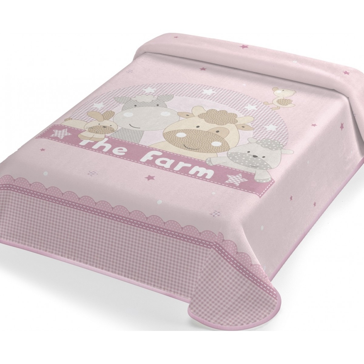 ΚΟΥΒΕΡΤΑ ΙΣΠΑΝΙΑΣ ΚΟΥΝΙΑΣ 110X140 BELPLA STER 664 PINK