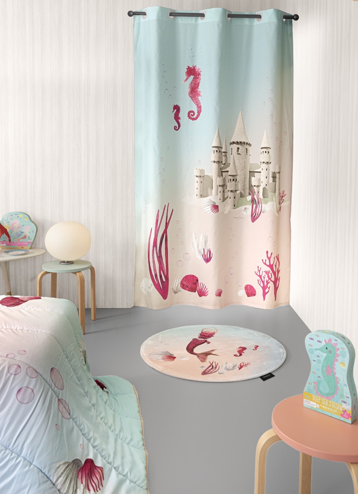 Koυρτίνα Soft-Touch Mermaid με Τρουκς 