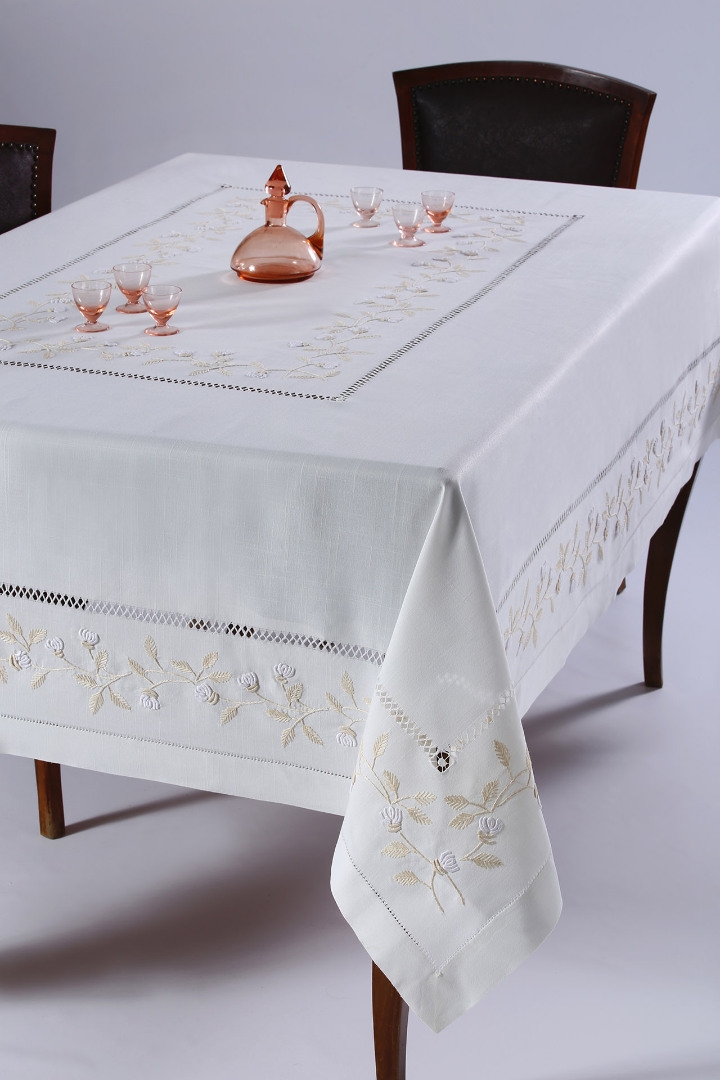 Χειροποίητο σετ 8302 (7 τεμαχίων) λευκό