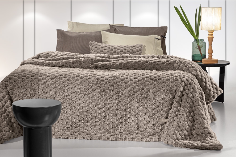 Κουβέρτα Elixir Taupe 