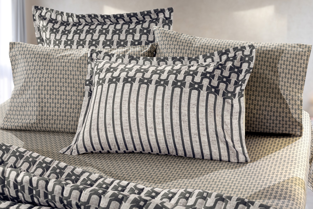 Ζεύγος Μαξιλαροθήκες Oxford Vesta Natural 