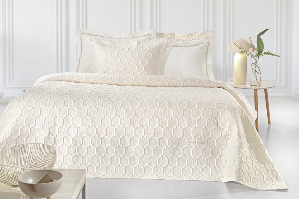 Σετ 3τμχ Κουβερλί Hive Ecru 