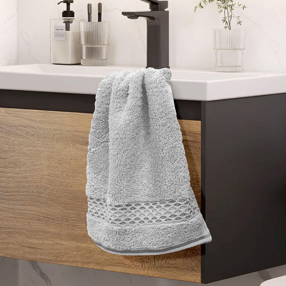 LINO Πετσέτα Χεριών (30x50) Igalo Ασημί