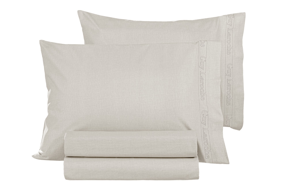 Ζεύγος Μαξιλαροθήκες Color Plus Ivory 