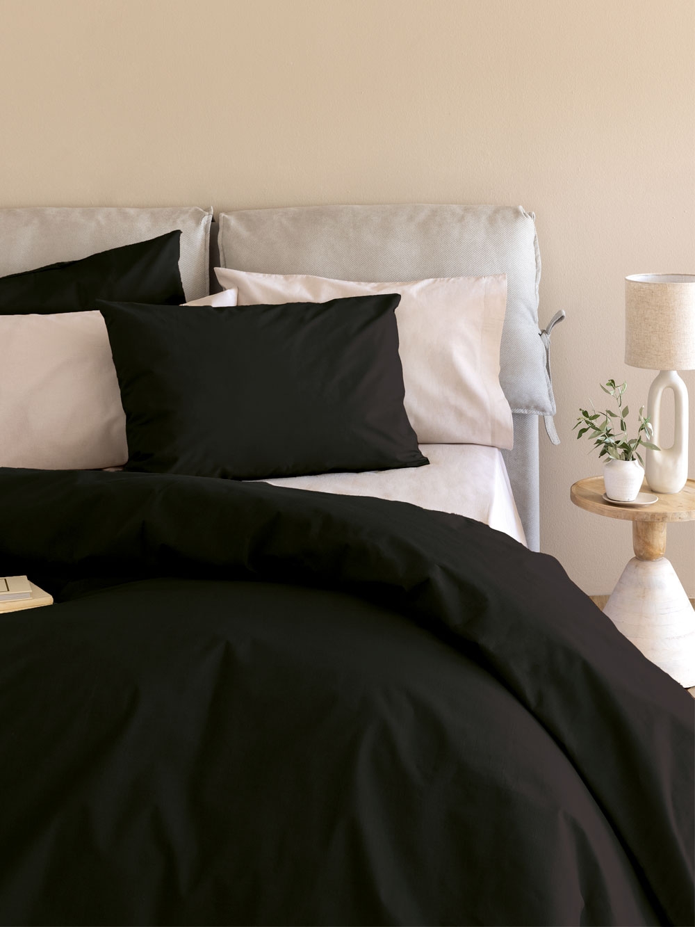 Σεντόνι Μονό 110x200+32 ETOILE/2 JET BLACK Με Λάστιχο