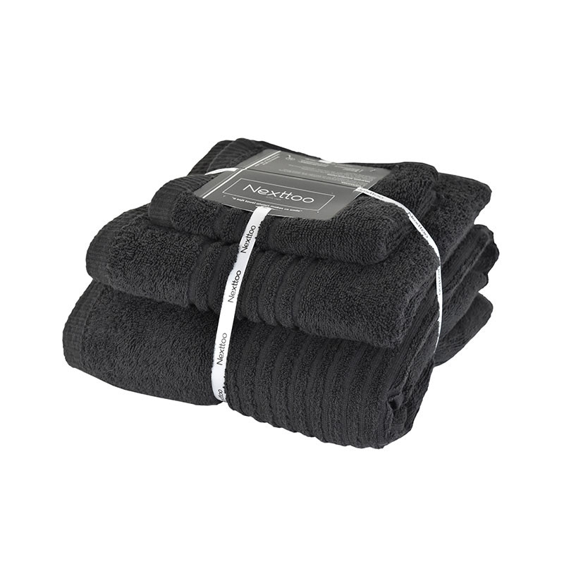 ΝΕΧΤ 5005 ΣΕΤ ΠΕΤΣΕΤΕΣ 600GR 100%CΟΤ ΡΕΝΝΙΕ 3ΤΕΜ ΒLΑCΚ