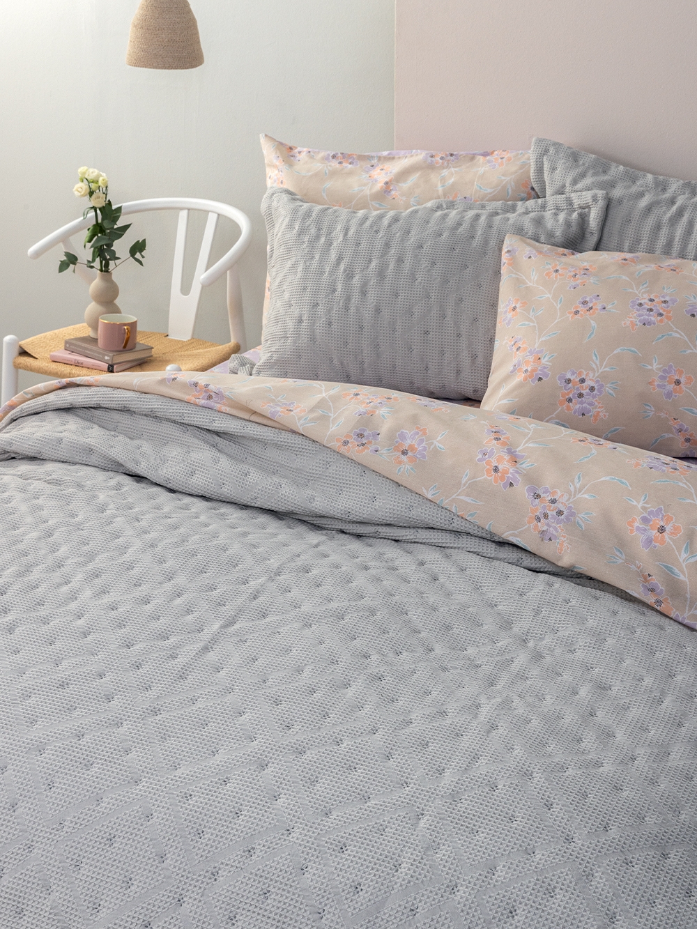Κουβερλί υπέρδιπλο 220x240 ALISON GREY