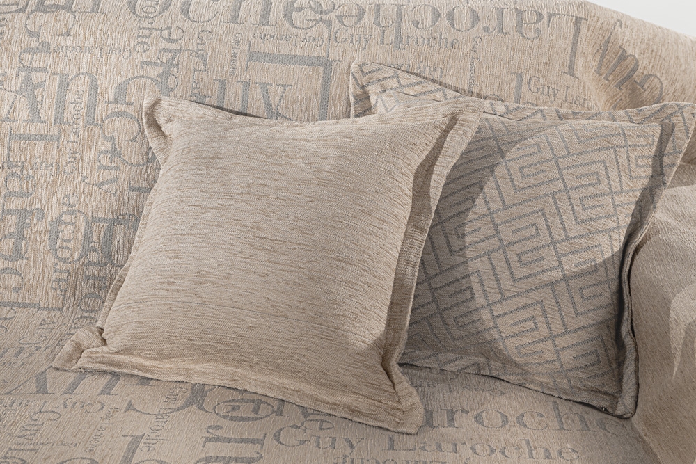 Διακοσμητική Μαξιλαροθήκη Stamp Natural 