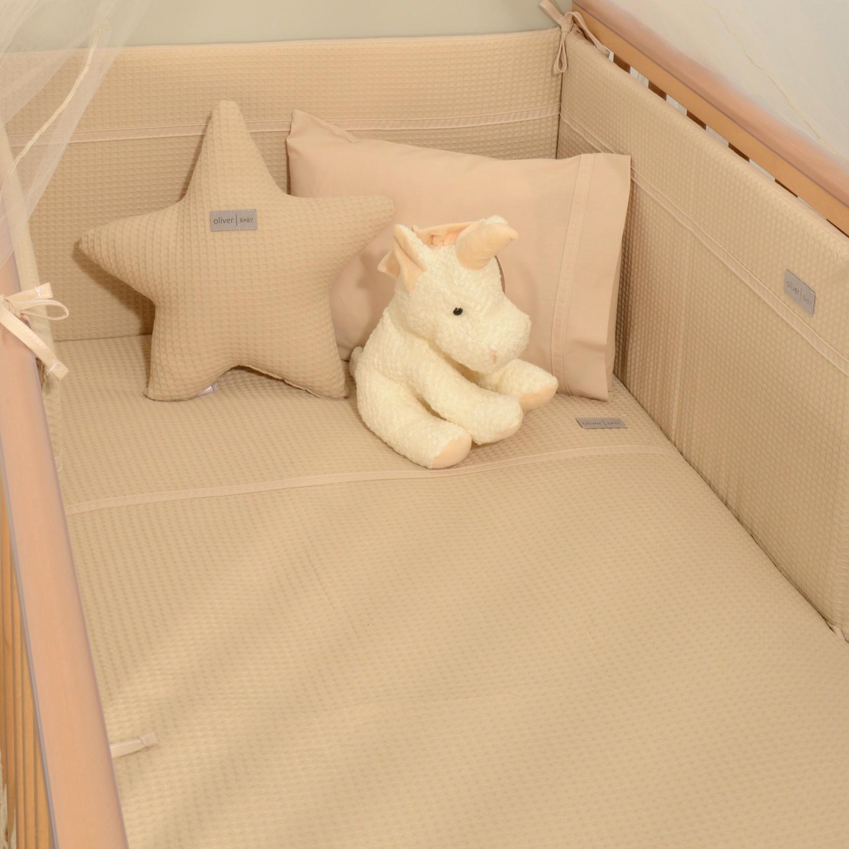 Πάπλωμα & Παπλωματοθήκη Πικέ 100x140cm Design 454 - Oliver Baby