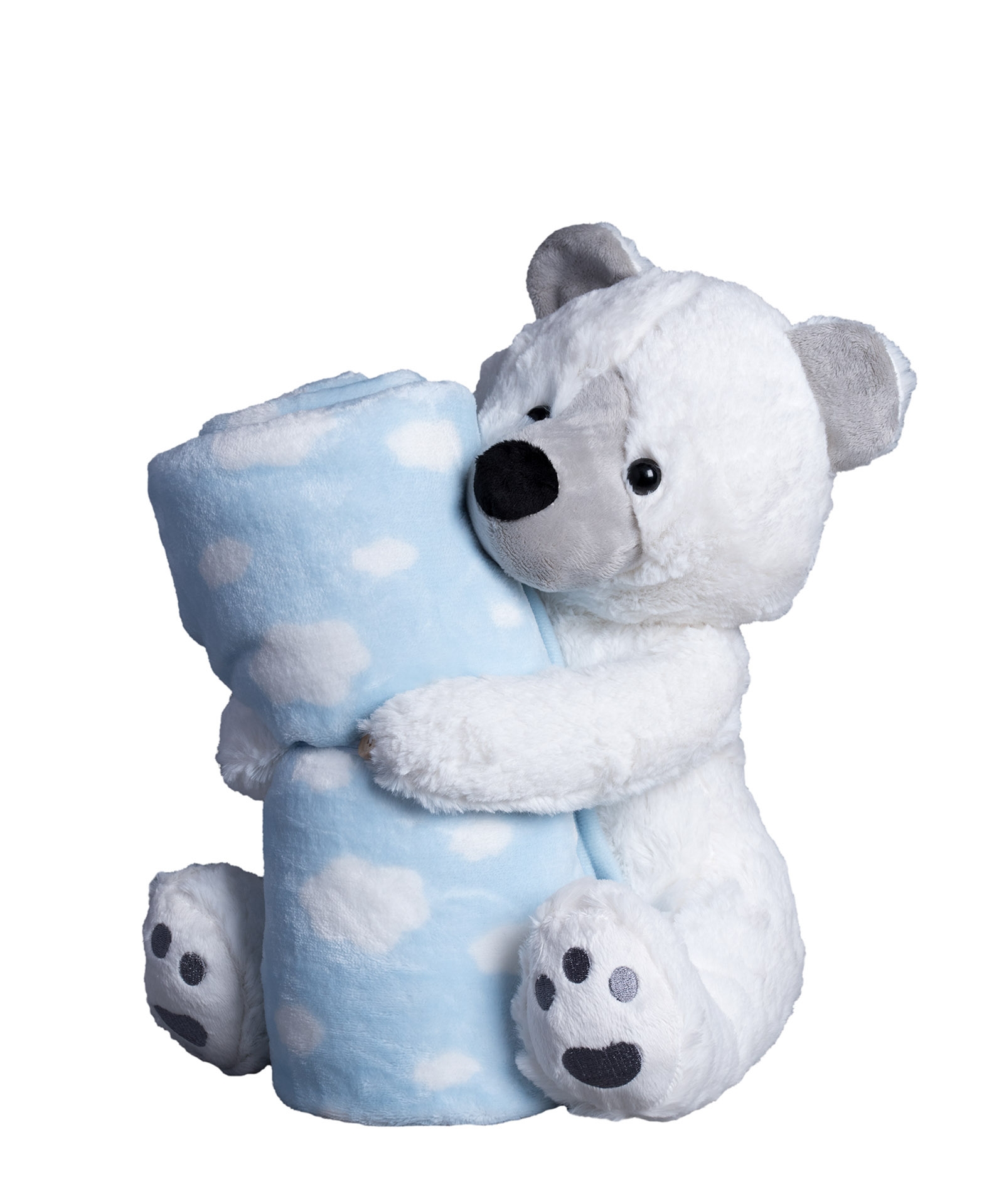 ΒΕΒΕ FLANNEL ΚΟΥΒΕΡΤΑΚΙ (80cm x 120cm) αρκουδάκι σιέλ