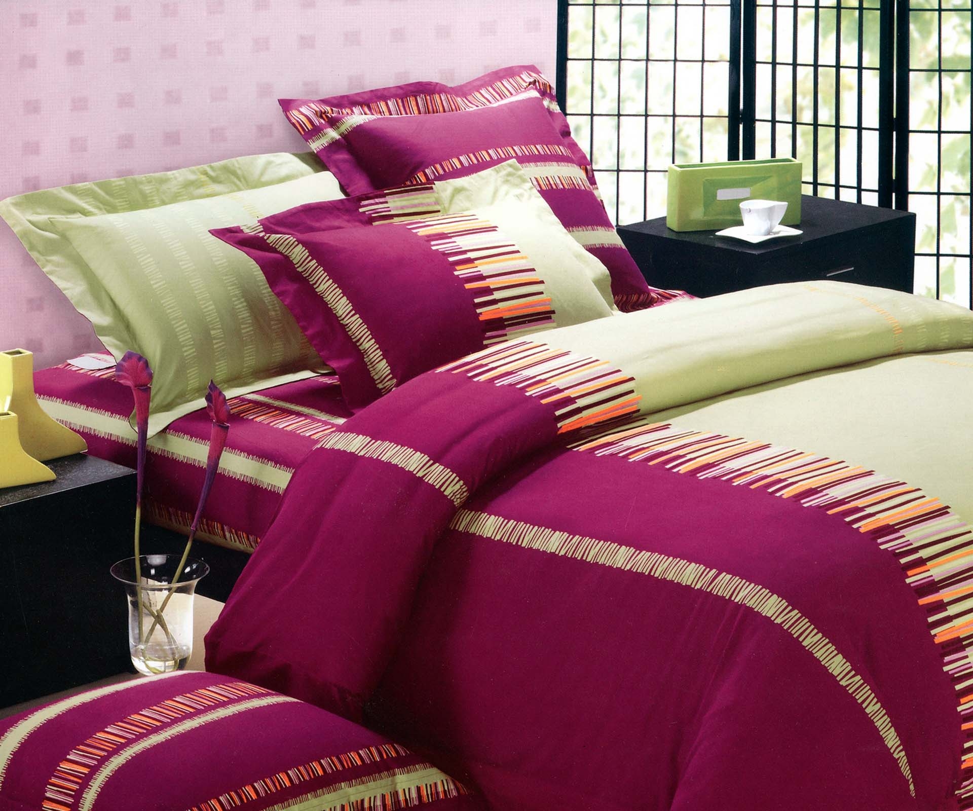 σεντόνια φανελένια (230cm x 250cm 2x 50cm x 70cm)  7003-2