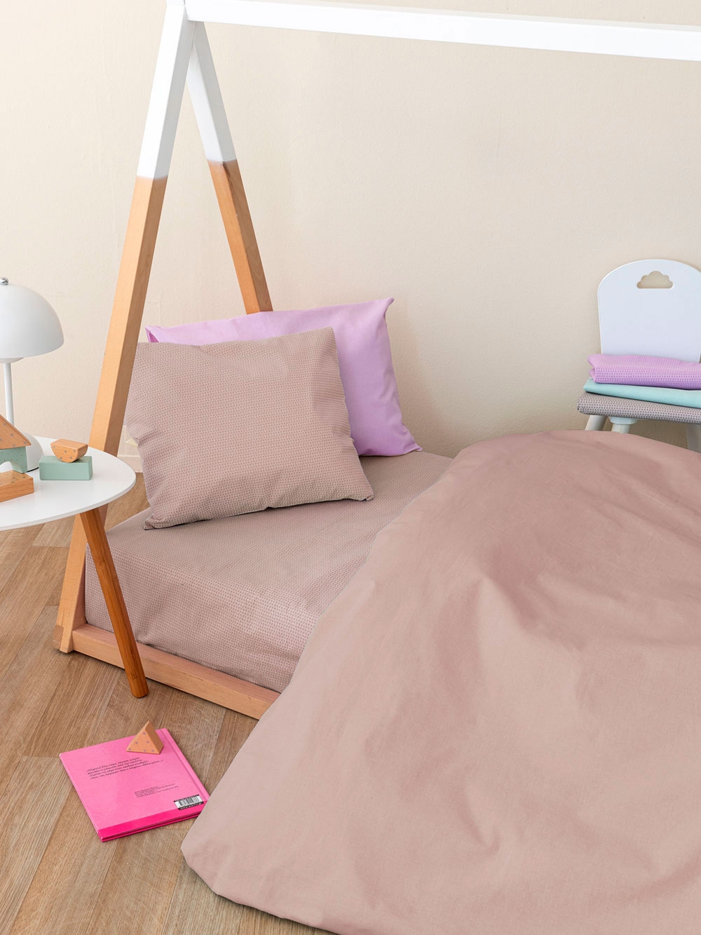 Σεντόνι Κούνιας 130x170 TOTEM MOKA Χωρίς Λάστιχο