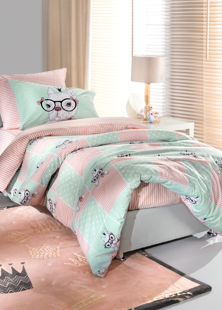 Σετ Σεντόνια 3τμχ. Rosie Mint 