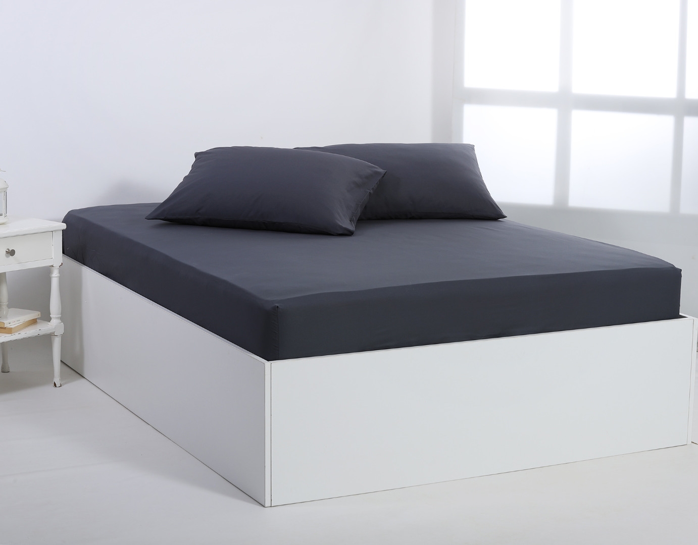 Βαμβακερό σεντόνι essentials (105cm x 200cm + 35cm) turbulence