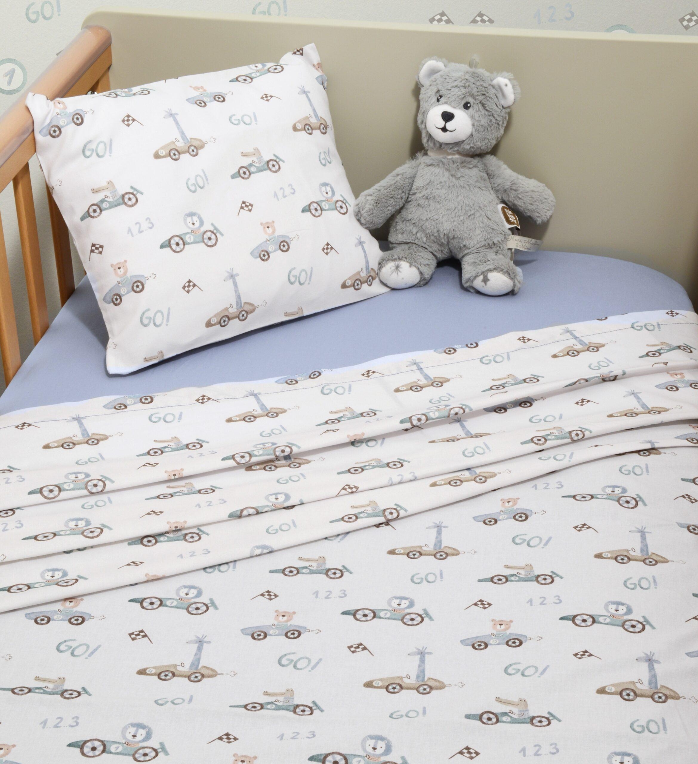 Σετ Σεντόνια Κούνιας 3 τεμ.110x170 με Λάστιχο Des.421 Oliver Baby