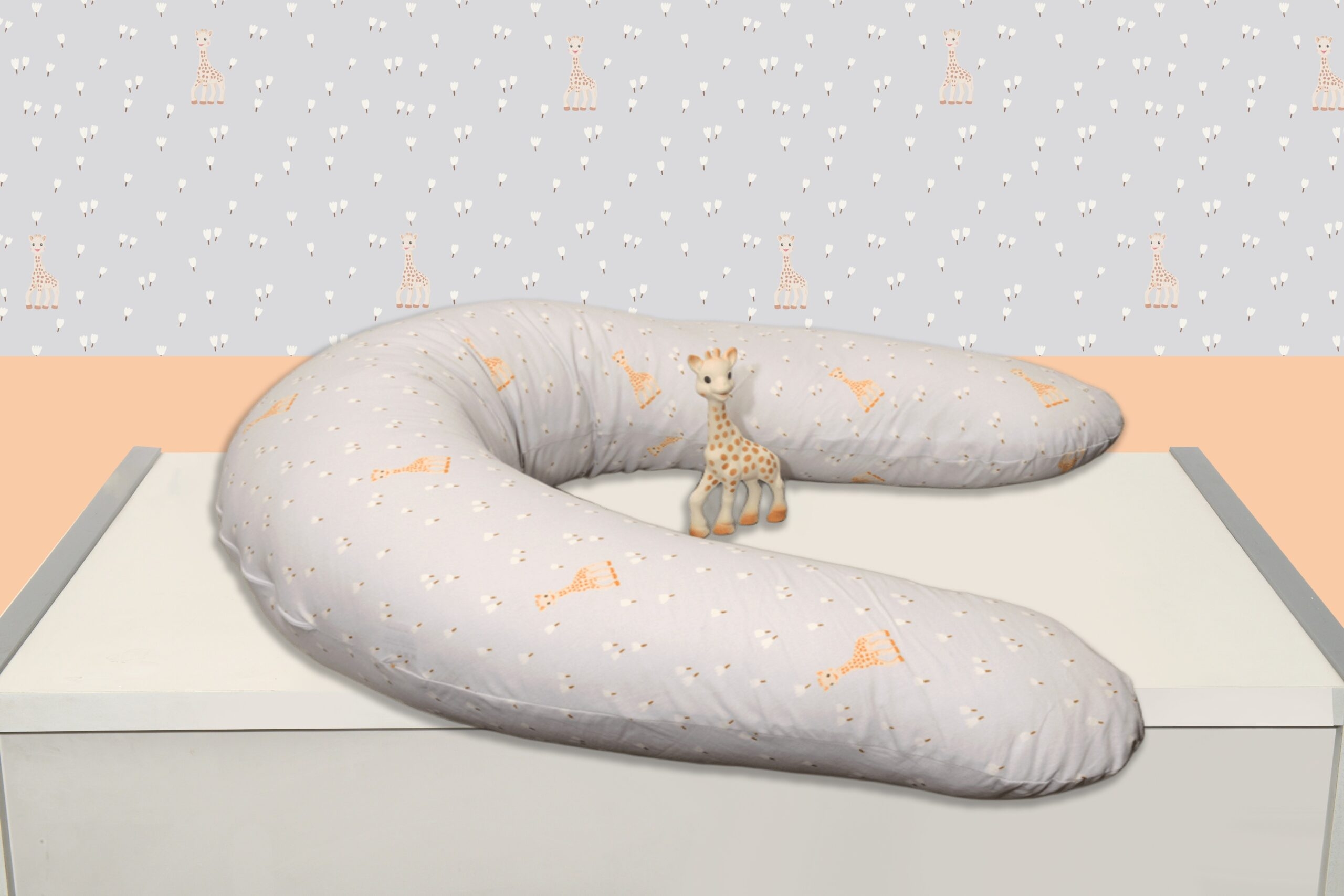 Μαξιλάρι Θηλασμού με αφαιρούμενη θήκη Design 505 - Sophie La Girafe