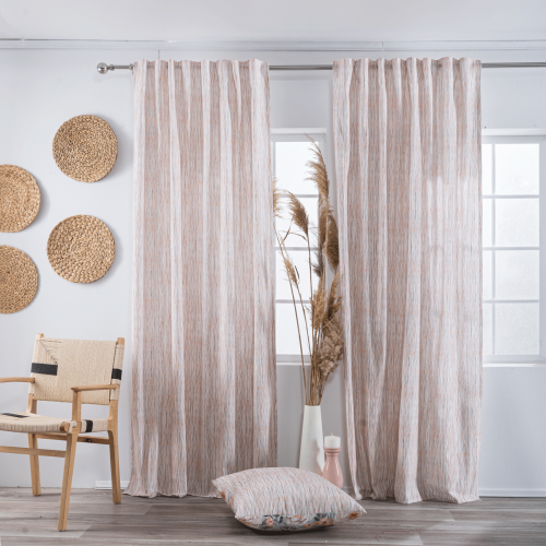  Κουρτίνα (Έτοιμη Ραμμένη) Elda - 140x275cm