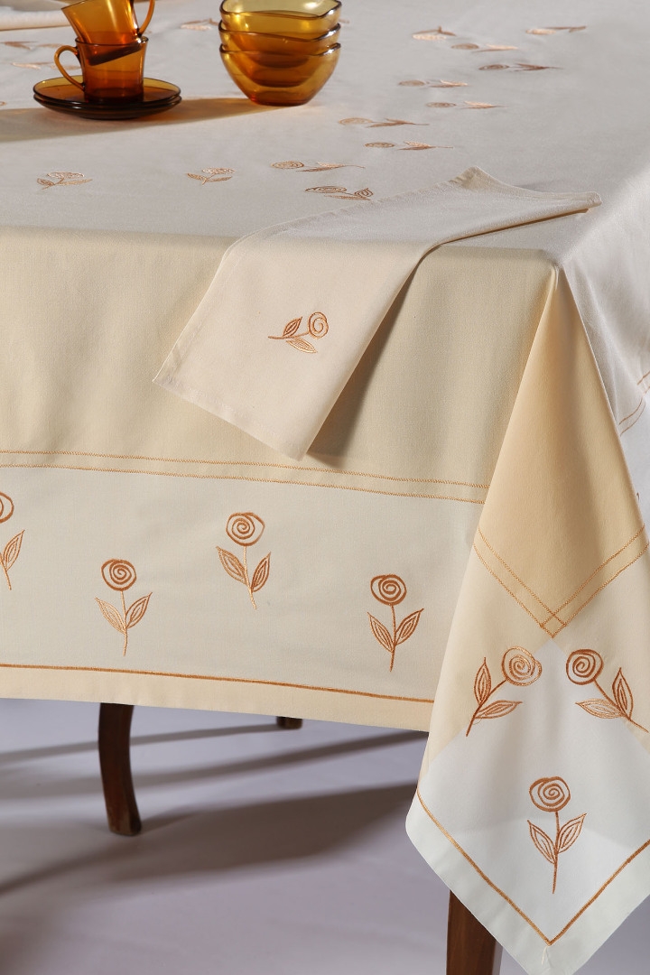 Τραπεζομάντηλο 623 (90cm x 90cm) κίτρινο