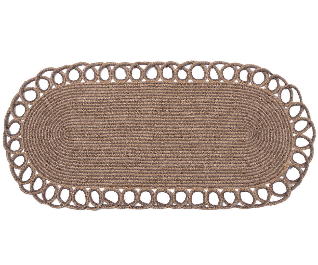 Χαλί γιούτα 1911 (70cm x 160cm) light grey