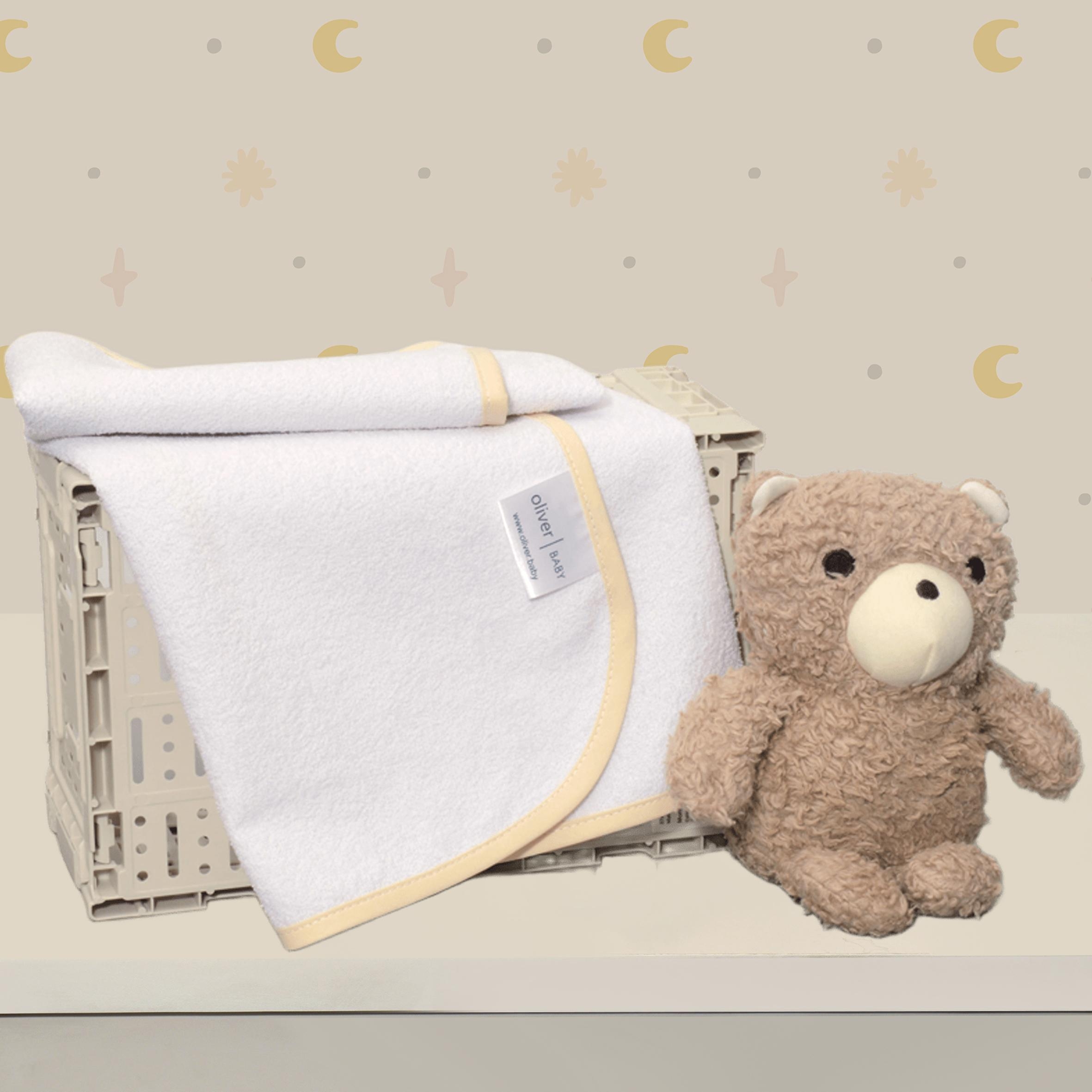 Σελτεδάκι 40x60cm 300γρμ/τμ Με Μπεζ Ρέλι - Oliver Baby