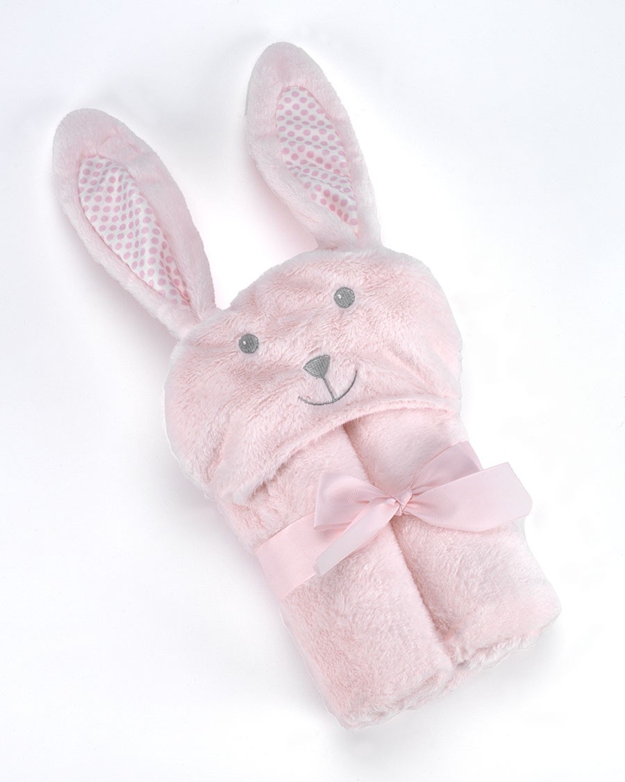 Κουβέρτα Pompon Rabbit 75Χ95cm Ροζ MORA