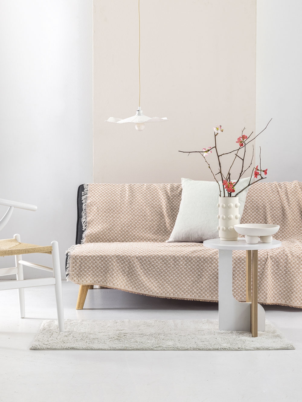 Ριχτάρι Τετραθέσιου Καναπέ MARY BEIGE