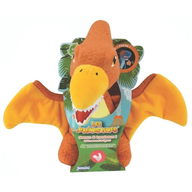 Πτερανόδοντας 25cm με Ήχο και Φως από Ανακυκλωμένα Υλικά Jemini