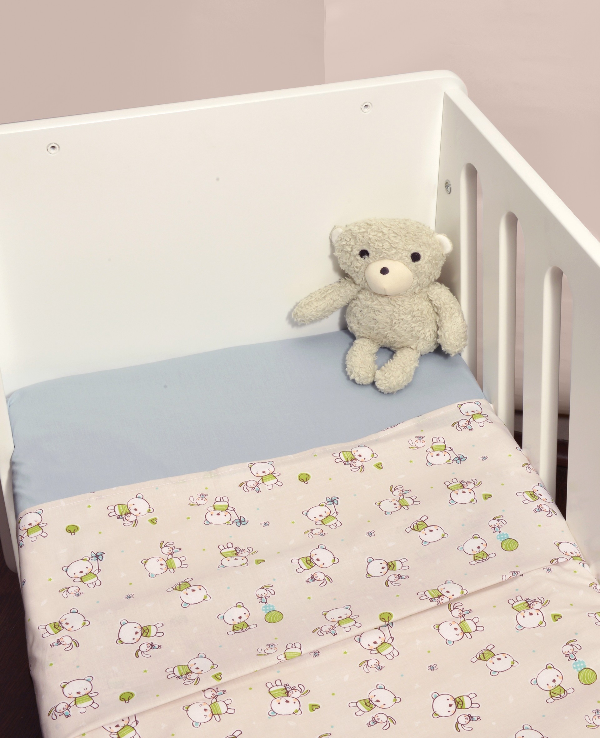 Σεντόνια Λίκνου Σετ 2τ 80x100cm Design 213 Oliver Baby