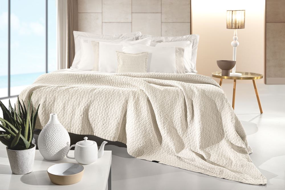 Κουβέρτα Nikki Cream 