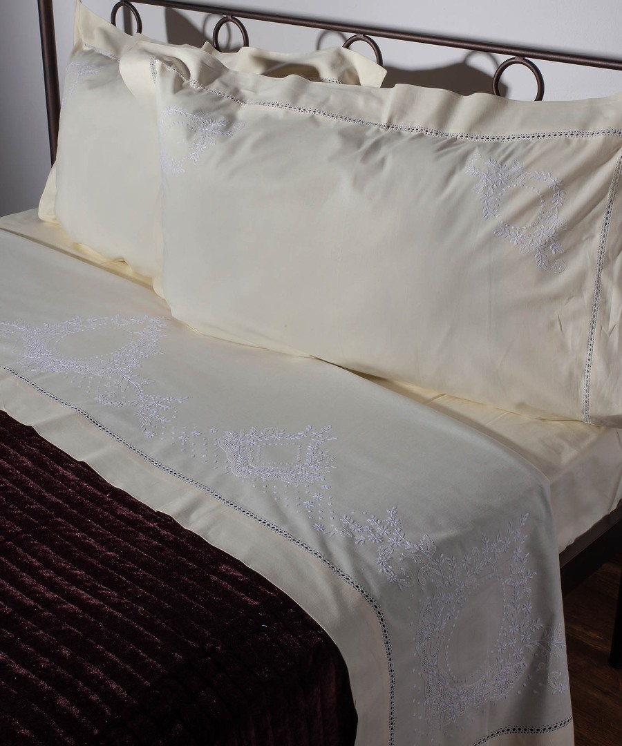 ΧΕΙΡΟΠΟΙΗΤΟ ΣΕΝΤΟΝΙ 624 ΤΕΣΣΑΡΩΝ ΤΕΜΑΧΙΩΝ (225CM X 270CM) ΚΙΤΡΙΝΟ