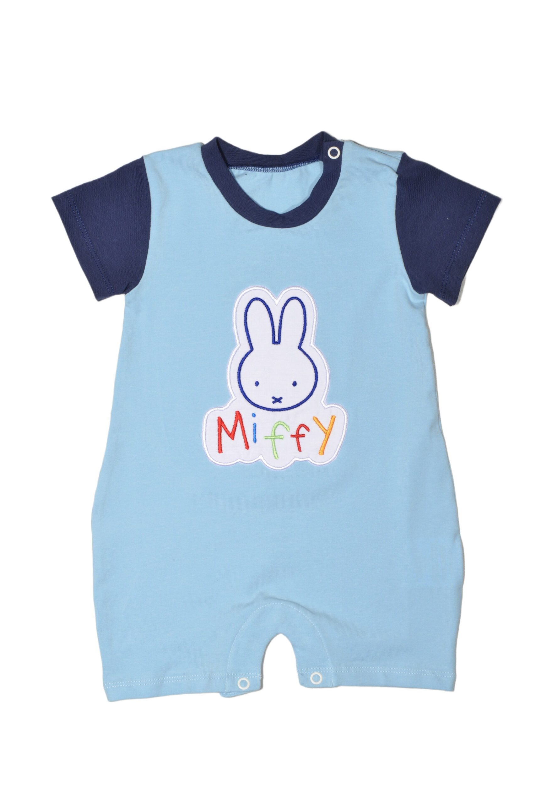 Φορμάκι Καλοκαιρινό Σιέλ Ανοιχτό Με Κέντημα Des. 11 9-12 Mηνών/74 cm Miffy