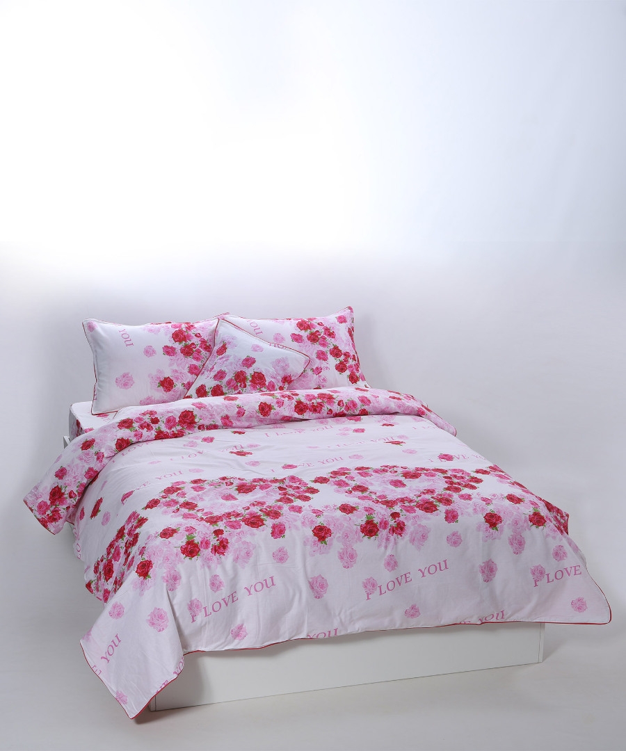 παπλωματοθήκη 160cm x 240cm κατωσέντονο με λάστιχο 110cm x 210cm+19cm 1x50cm x 70cm 40cm x 40cm joy-19